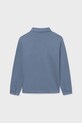 Mayoral longsleeve bawełniany dziecięcy 7103.7D.Junior.9BYA niebieski AW25