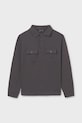 Mayoral longsleeve din bumbac pentru copii 7103.7D.Junior.9BYA negru AW25