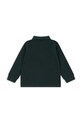Παιδικά βαμβακερά μπλουζάκια πόλο Konges Sløjd FLORIAN LS POLO GOTS KS103811.9BYA πράσινο AW25