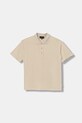 Emporio Armani polo in lana bambino/a con colletto beige EB000663.AF14503