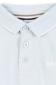 Chłopiec BOSS polo bawełniane dziecięce J52449.86.94 niebieski