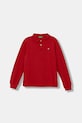 Дитячий бавовняний лонгслів United Colors of Benetton бавовна червоний 3089C300Z.G.Season.9BYA