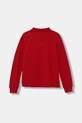 United Colors of Benetton longsleeve bawełniany dziecięcy 3089C300Z.G.Season.9BYA czerwony AW25
