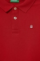 Хлопчик Дитячий бавовняний лонгслів United Colors of Benetton 3089C300Z.G.Season.9BYA червоний