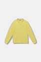 United Colors of Benetton longsleeve bawełniany dziecięcy bawełna zielony 3089C300Z.G.Season.9BYA