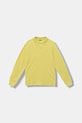 Хлопковый детский лонгслив United Colors of Benetton хлопок зелёный 3089C300Z.G.Season.9BYA