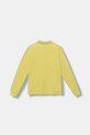 United Colors of Benetton longsleeve bawełniany dziecięcy 3089C300Z.G.Season.9BYA zielony AW25