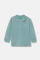 United Colors of Benetton longsleeve bawełniany dziecięcy bawełna turkusowy 3089G3009.P.Season.9BYA