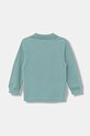 United Colors of Benetton longsleeve bawełniany dziecięcy 3089G3009.P.Season.9BYA turkusowy AW25
