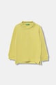 United Colors of Benetton longsleeve bawełniany dziecięcy bawełna żółty 3089G3009.P.Season.9BYA