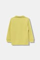 United Colors of Benetton longsleeve bawełniany dziecięcy 3089G3009.P.Season.9BYA żółty AW25