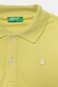Chłopiec United Colors of Benetton longsleeve bawełniany dziecięcy 3089G3009.P.Season.9BYA żółty