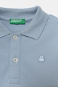Chłopiec United Colors of Benetton longsleeve bawełniany dziecięcy 3089G3009.P.Season.9BYA niebieski