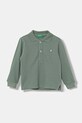 United Colors of Benetton longsleeve bawełniany dziecięcy bawełna zielony 3089G3009.P.Season.9BYA