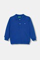 United Colors of Benetton polo bawełniane dziecięce bawełna niebieski 3089G3009.P.Reprop.9BYA