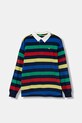 United Colors of Benetton polo bawełniane dziecięce bawełna granatowy 33CKC301X.G.seasonal