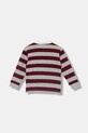 United Colors of Benetton polo bawełniane dziecięce 33CKG300Z.P.seasonal bordowy AW25