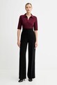 Поло Calvin Klein LV044C221G бордо AW25
