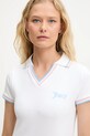Juicy Couture poló SHRUNKEN POLO TEE fehér JCWCT225355