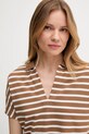 Odzież Tommy Hilfiger polo WW0WW46512 brązowy