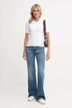Πόλο Calvin Klein Jeans LV047C907G λευκό AW25