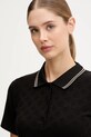 Guess polo PEONY czarny V5YP01.KCX12