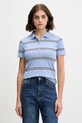 Guess Jeans polo wzorzyste niebieski W5YP40.KCYR1