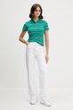 Guess Jeans polo W5YP40.KCYR1 zielony AW25
