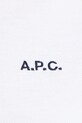 A.P.C. polo de bumbac polo oceane - GOTS COGWZ.F26522 alb