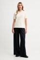 Bally polo de bumbac WJE080 bej AW25