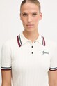 Guess polo z dodatkiem wełny SABINA beżowy V5BP04.Z1152