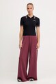 Guess polo z dodatkiem wełny SABINA V5BP04.Z1152 granatowy NC25