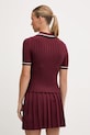 Abbigliamento Guess polo con lana SABINA V5BP04.Z1152 granata