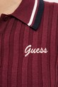 Guess polo z dodatkiem wełny SABINA V5BP04.Z1152 bordowy