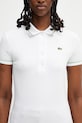Lacoste поло для женщин с хлопком белый DF5284