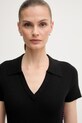 Dkny tricou polo negru DJ4R0188
