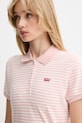 Levi's tricou polo roz 52599.0085