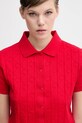 Хлопковый кардиган Calvin Klein Jeans красный LV044D209G