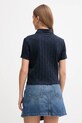 Odzież Calvin Klein Jeans kardigan bawełniany LV044D209G granatowy
