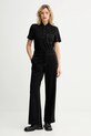 Rag & Bone polo RE2G25FT1PW czarny AW25