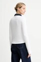 Odzież Rag & Bone longsleeve RE0C25FP3LW biały