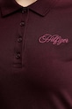 Tommy Hilfiger poló WW0WW47312 burgundia