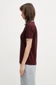Fred Perry polo bawełniane damskie G3600 bordowy SS26