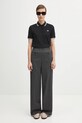 Bavlnené polo tričko Fred Perry G3600 čierna