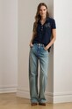 Odzież Lauren Ralph Lauren polo 200980213 granatowy