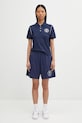 Sporty & Rich polo Eden Crest Embroidered Pique TO05760666BL107 granatowy