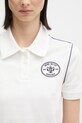 Sporty & Rich polo Eden Crest Embroidered Pique biały TO05760666WH50
