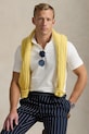 Βαμβακερό μπλουζάκι πόλο Polo Ralph Lauren 710968951 λευκό
