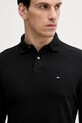 Tričko s dlhým rukávom Tommy Hilfiger čierna MW0MW20183