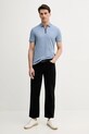 Tommy Hilfiger polo bawełniane MW0MW39552 niebieski AW25